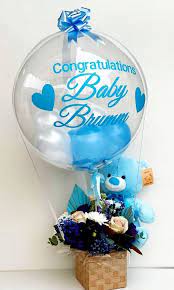If you think your flowers, balloons, or any gifts falling short to express what you want to tell the baby and the lucky parents then our greetings are here to. New Baby Hot Air Balloon Samantha S Flowers By Design