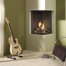 Dru Paco Eco Wave 2 Sided Glass Balanced Flue Gas Fire Corner Gas Fireplace Corner Fireplace Freestanding Fireplace
