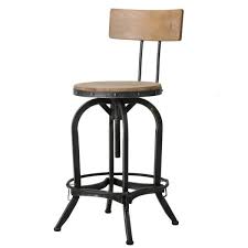 Noble House 39 In Ximen Antique Adjustable Bar Stool 8158 The Home Depot In 2020 Wood Bar Stools Industrial Bar Stools Adjustable Bar Stools