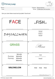The contestants would then have to solve the puzzle by translating those pictures into a famous phrase. Creative Thinking Rebus Puzzle Worksheets Distance Learning Physical Classrooms Puzzles Worksheet Gsagency Co