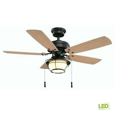 Our convenient light kits can be controlled via wall and handheld remotes, making them easy to with our ceiling fan light kits, you can create a brighter space that's more stylish and functional than ever. Hampton Bay 46 In Led Indoor Outdoor Natural Iron Ceiling Fan With Light Kit For Sale Online Ebay