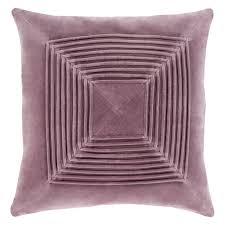 Surya Akira Mauve Decorative Pillow Laylagrayce Patterned Throw Pillows Throw Pillows Velvet Pillows