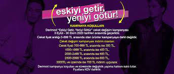 Şimdi eski telefonunu getirenler, samsug galaxy s8'e tarifelerine ek. Derimod Eskiyi Getir Yeniyi Gotur Ceket Degisim Kampanyasi