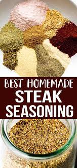 Homemade Steak Seasoning Blend Steak Seasoning Season Steak Recipes Homemade Seasonings