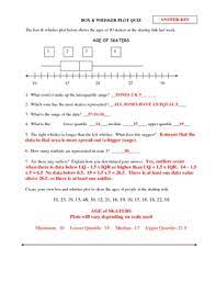 Box Whisker Quiz Teaching Middle School Maths Middle School Math Fun Math