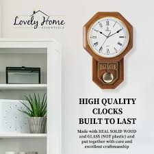 Do not overlook the children's space. Buy Pendulum Wall Clock Decorative Wood Wall Clock With Pendulum Schoolhouse Clock Regulator Design Battery Operated Silent Wooden Pendulum Clock For Living Room Office Home Decor Gift 18x11