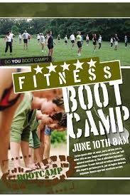 Fitness Boot Camp Advertisement Poster Flyer Social Media Graphic Design Template Workout Posters Boot Camp Workout Bootcamp