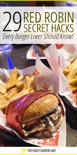 19 Red Robin Rewards And Savings Tricks For Free Or Cheap Burgers Food Discount Food Family Eating