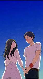 Mentahan langit anime untuk edit anime style. Cover Mentahan Free Pasangan Anime Lucu Anime Roman Ilustrasi Karakter