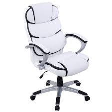 New Ergonomic Pu Leather High Back Executive Computer Desk Task Office Chair Goplus Office Chair White Office Chair Ergonomics Furniture