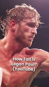 How Tall is Logan Paul? (Height) What is the TRUE HEIGHT of YouTubers?  Logan Alexander Paul is an American social media influencer, professional  wrestler, YouTuber, entrepreneur, and actor. He has ...