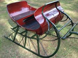 Antique Sleigh On Craigslist Vintage Sled Christmas Sleigh Birch Tree Decor Christmas