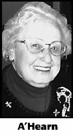 Virginia A'Hearn Obituary (2003)