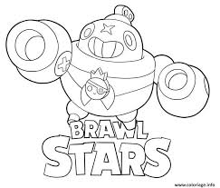 Brawl stars el primo review. Coloriages Magiques Coloriage Halloween Brawl Stars
