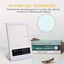 Shop 2 In 1 Sad Light Therapy Sleep Aid Device Seasonal Disorder Phototherapy Lamp Blue M Overstock 32216794