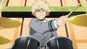 Bakugou Playing Drums Supremacy Video In 2021 My Hero Academia Episodes Boku No Hero Academia My Hero Academia