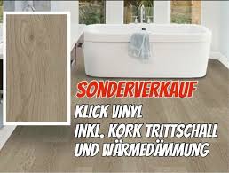 Fliesen verlegen wandfliesen badezimmer youtube fliesen verlegen wandfliesen im badezimmer mehr infos unter die heimwerkerseite de bodenbelaege fliesen verlegen kork badezimmer fliesen. Mit Kork Trittschall Vinyl Vinylboden Eiche Creme Grau Klick In Bremen Schwachhausen Ebay Kleinanzeigen