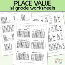 Use this assessment activity to evaluate how your first graders are coming along in their understanding of place value using tens. Place Value Worksheets For 1st Grade Itsybitsyfun Com