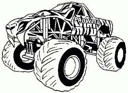 Free Printable Monster Truck Coloring Pages For Kids Monster Truck Coloring Pages Truck Coloring Pages Monster Trucks