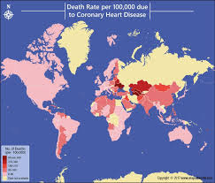 Location on an interactive map and geographic coordinates. Which Countries Have The Most Deaths From Heart Disease Where Is Yellowstone National Parks Map World