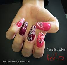 Gelish On Acrylic Nails Fables Fairytales Gelish Moyra Foil And Stamping Tale Of Two Nails One Tough Princess Nail Courses Nail Courses Nails First Nails