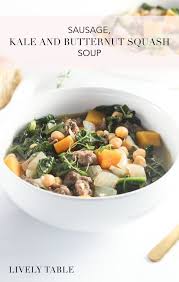Sausage Kale And Butternut Squash Soup Recipe Butternut Squash Soup Butternut Squash Sausage Indian Sauces