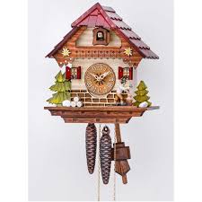 Propracované detaily kukačkové hodiny s pohyblivým kyvadlem se skvěle propracovanými detaily kukají každou hodinu a respektují noční režim. Kukacky Hekas 1638 Ex Kukackove Hodiny