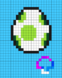 Growuphandmade Egg Yoshi Mario Nintendo Pixelart Pixel Art Growing Up Handmade