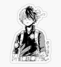 Shoto Todoroki Gifts Merchandise Anime Printables Cute Stickers Anime Stickers
