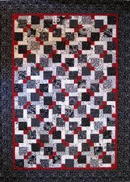 Black And White Quilt Patterns Valentine Quiltworks Disappearing 9 Patch Quilt Patch Quilt 9 Patch Quilt Nine Patch Quilt