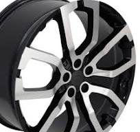 22 Fits Land Rover Range Rover - Replica Wheel - Machd Black ...
