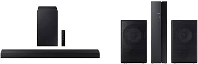 Some enable you to turn your existing wired speakers to wireless ones and others simply provide wireless speakers as a complete replacement for your existing set. Amazon Com Samsung Hw A550 2 1ch Soundbar W Dolby 5 1 Dts Virtual X 2021 With Samsung Swa 9100s Wireless Rear Speaker Kit 2021 Electronics
