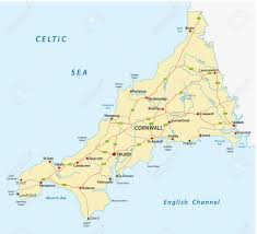 Check spelling or type a new query. Vector Road Map Of Cornwall United Kingdom Royalty Free Cliparts Vectors And Stock Illustration Image 55617570