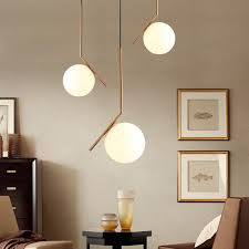 Buy Milky White Glass Globe Minimalist Pendant Lights At Lifeix Design For Only 242 39