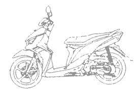 Sketsa gambar motor vespa garlerisket. Sketsa Gambar Samping Mio Soul Gt Tmc Motonews