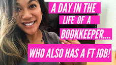 DAY IN THE LIFE OF A BOOKKEEPER (BOOKKEEPING FROM HOME) - YouTube
