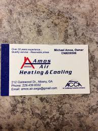 Ac mart offers air conditioner repair for all types of ac with different model. Amos Air Heating Cooling 2 Recommendations Albany Ga