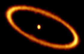 Fomalhaut Debris Disk Fomalhaut Is One Of The Brightest Stars In The Sky At Roughly 25 Light Years Away The Star L Astronomy Telescope Images Star Formation