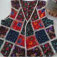Pazen Patchwork Kumas Kirkyama Handmade Yelek Elyapimi Desing Pazen Tig Isleri Dikis