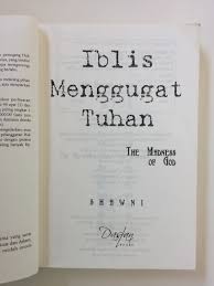 Iblis menggugat tuhan full 33. Jual Buku Bekas Iblis Menggugat Tuhan Karya Da Ud Ibn Al Shawni Toko Buku Bekas Online