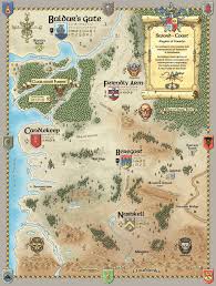Wizards of the coast, dungeons & dragons, and their logos are trademarks of wizards of the coast llc in the united states and other countries. Map Of Kingdoms Of The Sword Coast Or Guide Dmacademy