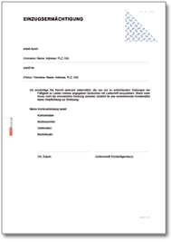 Einzugsermachtigung At Vorlage Download Alles rund um den aufhebungsvertrag und mögliche muster: at vorlage download
