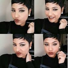 1 count (pack of 1) 4.2 out of 5 stars 170. Hotkis 100 Human Hair Short Wigs Brazilian Hair Glueless Short Pixie Wigs For Black Women Boy Cut Natural Color