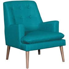 Teal accent chairs with arms. Urban Teal Accent Chair B53 Yh35 Dark Leg Afw Com