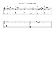 Learn more by cat ell. Jordan S Piano Sheet Music For Piano Solo Download And Print In Pdf Or Midi Free Sheet Music Musescore Com