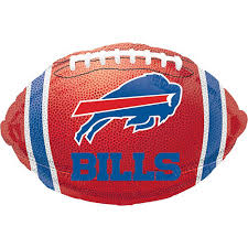 As the newlyweds were introduced, the bills' shout song was playing.'. Buffalo Bills Balloon 17in X 12in Football Party City