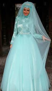 The couple or their families should indicate how they would like their guests to dress. Marina Maitland Wedding Dress Aqua Wedding Dress Hijab