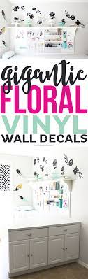 Download Gigantic Floral Vinyl Wall Decals Printable Crush