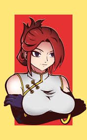 namelessl, marilyn sue, akatsuki blitzkampf, en-eins kanzen sekai, highres,  1girl, asian, assassin, bracelet, breasts, china dress, chinese clothes,  crossed arms, dress, en-eins perfektewelt, gloves, jewelry, large breasts,  latex, latex gloves, looking at viewer ...