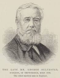 The late Mr George Sylvester, Surgeon, of Trowbridge, Born 1788 stock image 